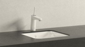 Смеситель для раковины с джойстиком с донным клапаном Grohe Eurodisc Joy белый 23427LS0