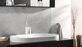 Смеситель для раковины с джойстиком с донным клапаном Grohe Eurodisc Joy белый 23427LS0