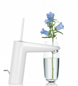 Смеситель для раковины с джойстиком с донным клапаном Grohe Eurodisc Joy белый 23427LS0