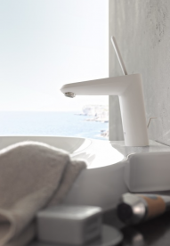 Смеситель для раковины с джойстиком с донным клапаном Grohe Eurodisc Joy белый 23427LS0