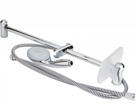 Душовий гарнітур зі штангою Grohe колекція Tempesta Classic з мильницею хром 28593001