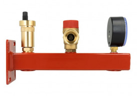 Група безпеки котла Afriso BSS із підключенням до розширювального бака (до 25 л) 3 бар 73,6 кВт 9061000