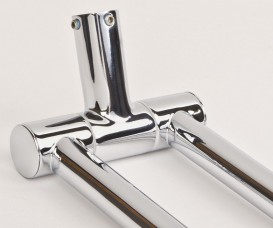 Настінний тримач для рушників Hansgrohe Logis подвійний поворотний хром 40512000