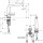 Смеситель для раковины однорычажный скрытый с донным клапаном Hansgrohe Axor Bouroullec хром 19124000