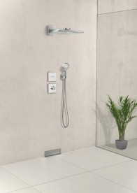 Шланговое під'єднання Hansgrohe Fixfit Porter Square з власником 26486000