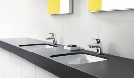 Смеситель для раковины однорычажный Hansgrohe коллекция Logis хром 71071000