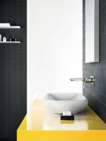 Смеситель для раковины однорычажный настенный скрытый Hansgrohe коллекция Logis хром 71220000