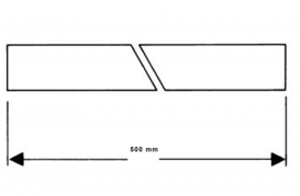 Hansgrohe Патрубок для сифона 500 мм 53493000
