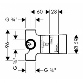 Скрытая часть переключающего вентиля Hansgrohe Quattro 15930180