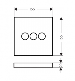 Hansgrohe ShowerSelect Переключатель для душа 15764000
