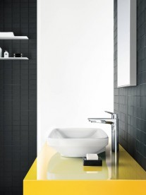 Смеситель для раковины однорычажный высокий Hansgrohe коллекция Logis хром 71091000