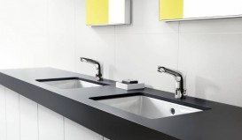 Смеситель для раковины электронный сенсорный Hansgrohe коллекция Focus хром 31171000