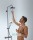 Лейка для верхнього душа з тропічним душем Hansgrohe колекція Croma Select S хром 26522000