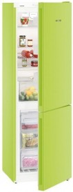 Холодильник двухкамерный Liebherr CNkw 4313 NoFrost сталь зелёный KiwiGreen CNkw 4313-22 001