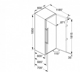 Холодильник однокамерный Liebherr KBef 4310 Comfort BioFresh сталь белый  KBef 4310-21 001