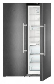 Холодильник Side by Side Liebherr SBSbs 8683 Premium BioFresh NoFrost нержавеющая сталь SmartSteel/легированная сталь BlackSteel SBSbs 8683-21 001