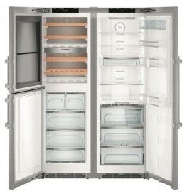 Холодильник Side by Side Liebherr SBSes 8496 PremiumPlus BioFresh NoFrost стекло/нержавеющая сталь SmartSteel/легированная сталь SBSes 8496-21 001