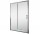 Душові двері в нішу Huppe Х1 скляна розсувна 140х190 140404.069.321