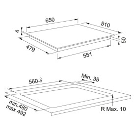 Индукционная варочная поверхность Franke Maris FMA 654 I F BK черный 108.0606.111