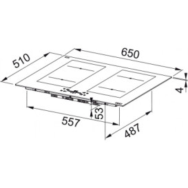Индукционная варочная поверхность Franke Maris FMA 654 I F KL BK черное стекло 108.0704.935