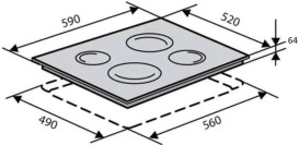 Індукційна варильна поверхня Granado GIH 614 склокераміка black GIH16141