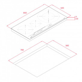 Індукційна варильна поверхня Teka IZC 83620 MST чорний 112500039