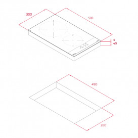 Индукционная варочная поверхность Teka IBC 32000 TTC черный 112520027