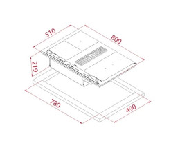 Индукционная варочная поверхность Teka MasterSense Air AFF 87601 MST черный 112730000