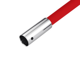 Излив для смесителя Kroner KRP-C803RED гибкий хром/красный CV031901