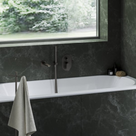 Излив для смесителя Ravak Eleganta настенный графит матовый X07P805