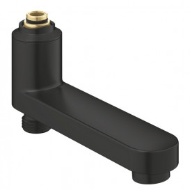 Вилив для змішувача у ванній Grohe поворотний із вбудованим перемикачем чорний матовий 134502430