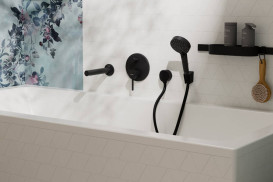 Излив для смесителя в ванной Hansgrohe Zesis S 18,1 см матовый черный 74410670