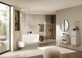 Излив для смесителя в ванной Villeroy & Boch Subway 3.0 матовый черный TVT112001000K5