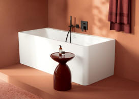Излив для смесителя в ванной Villeroy & Boch Subway 3.0 матовый черный TVT112001000K5