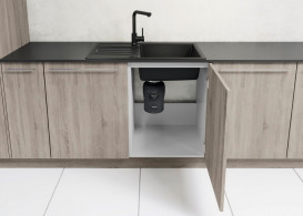 Измельчитель пищевых отходов Blanco FWD Lite 900 мл 370 W 0,5 л/с черный 526646