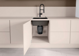 Измельчитель пищевых отходов Blanco FWD Medium 1200 мл 550 W 0,75 л/с черный 526647