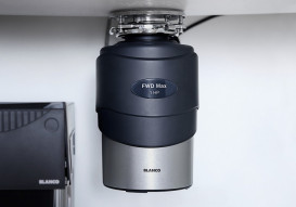 Измельчитель пищевых отходов Blanco FWD Max 1200 мл 750 W 1 л/с черный 526648