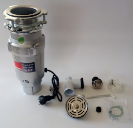 Подрібнювач харчових відходів McAlpine 0,5 к/с із пневматичним перемикачем WDU-1ASEU-POL