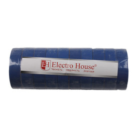 Изолента Electro House 5 м ПВХ синий EH-AHT-1801