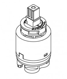 Картридж для змішувача Tres Ø 35 мм 9134592
