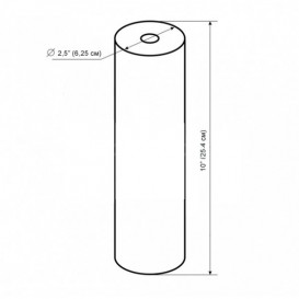 Картридж полипропиленовый механической очистки Platinum Wasser PLAT-PSED 10 1,5 микрон