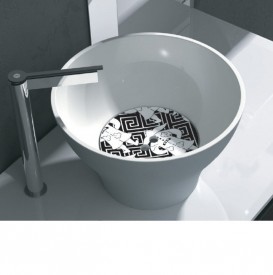 Керамическая накладка на слив для раковины Kerasan Deco Damasco 1 486070