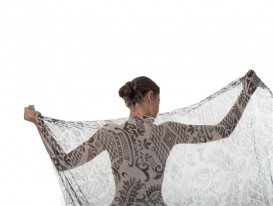 Керамическая накладка на слив для раковины Kerasan Deco Damasco 1 486070