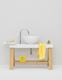 Керамическая полка на консоль Artceram One Shot Il Cavalletto белый OSC001 01;00