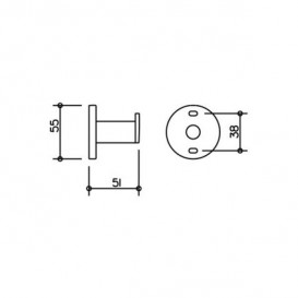 Keuco PLAN крючок полотенца 14914010000