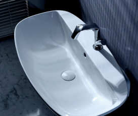 Клапан стока Flaminia Stop&Go с керамической накладкой белый