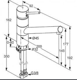 Змішувач для кухні Kludi Scope змішувач 339300575