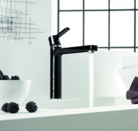 Смеситель для кухни Kludi Zenta однорычажный черный 389738675