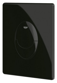 Кнопка змиву для унітазу Grohe Skate Air вертикальна пластик чорний глянець 38505KV0