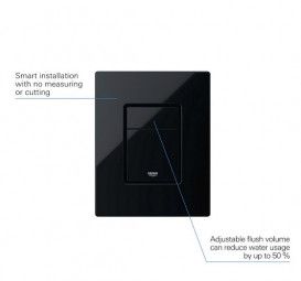Кнопка смыва для унитаза Grohe Skate Cosmopolitan пластик черный глянец 38732KV0